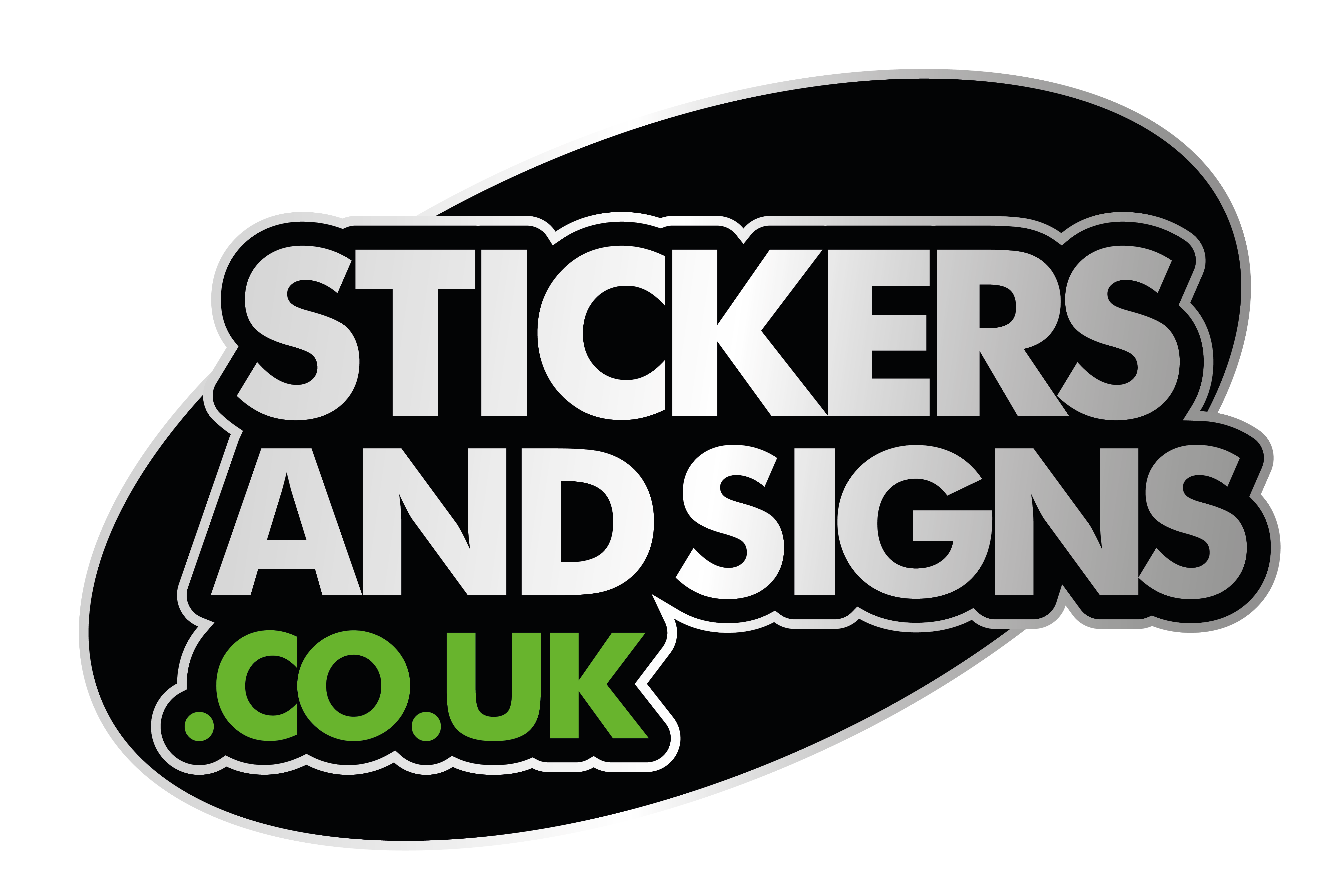 Oval Stickers – Stickers and Signs